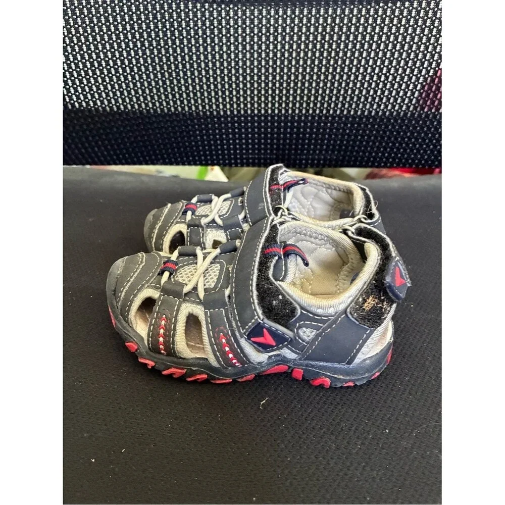 Apakowa Kid's Boy's Baby Soft Sole Close Toe Sport Beach Sandals